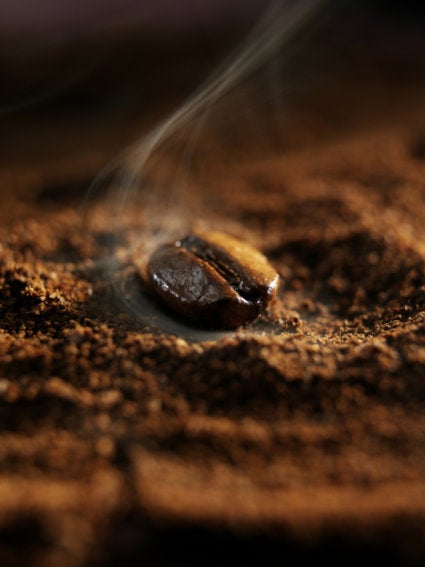 Grano de café tostado