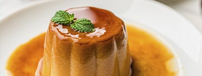 Receta de flan de café