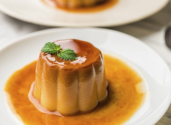Receta de flan de café