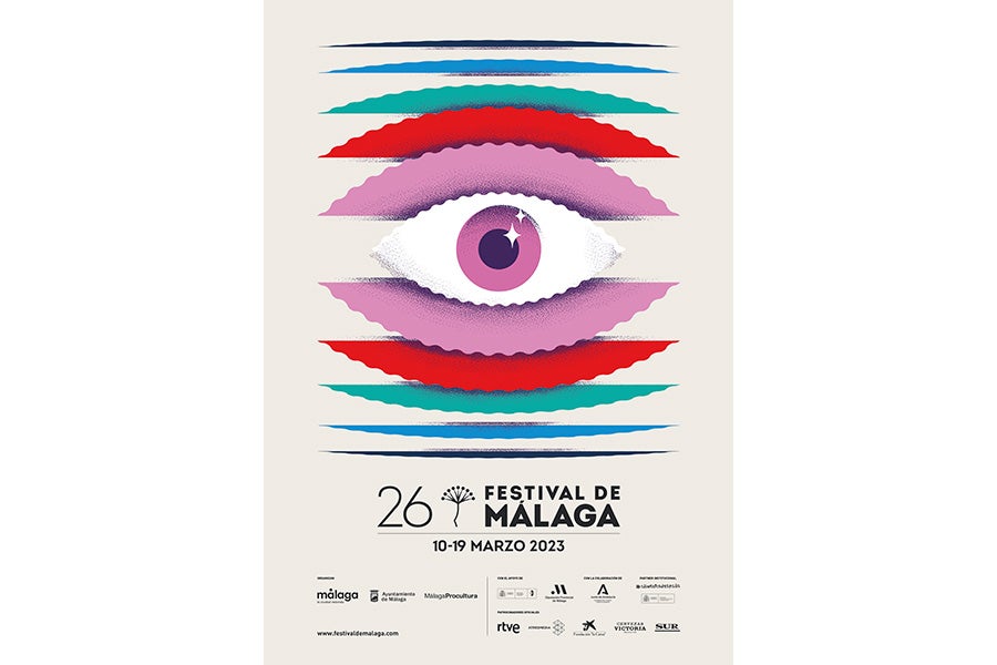 Cartel de la 26 edición del Festival de Málaga
