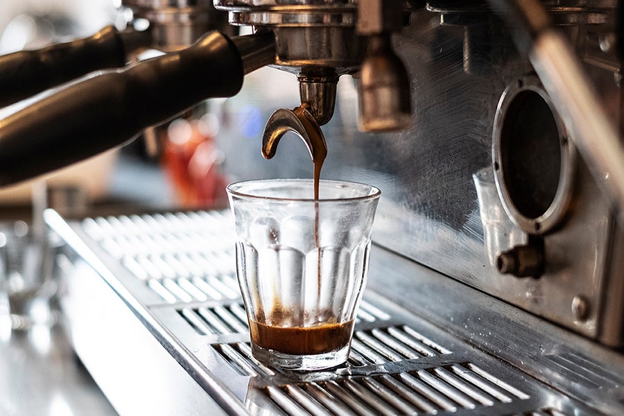 El café en Málaga siempre se sirve en vaso